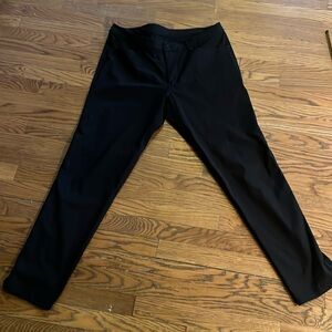 Lululemon ABC Warpstreme Pants Mens Black Stretch Performance Fit 36/32